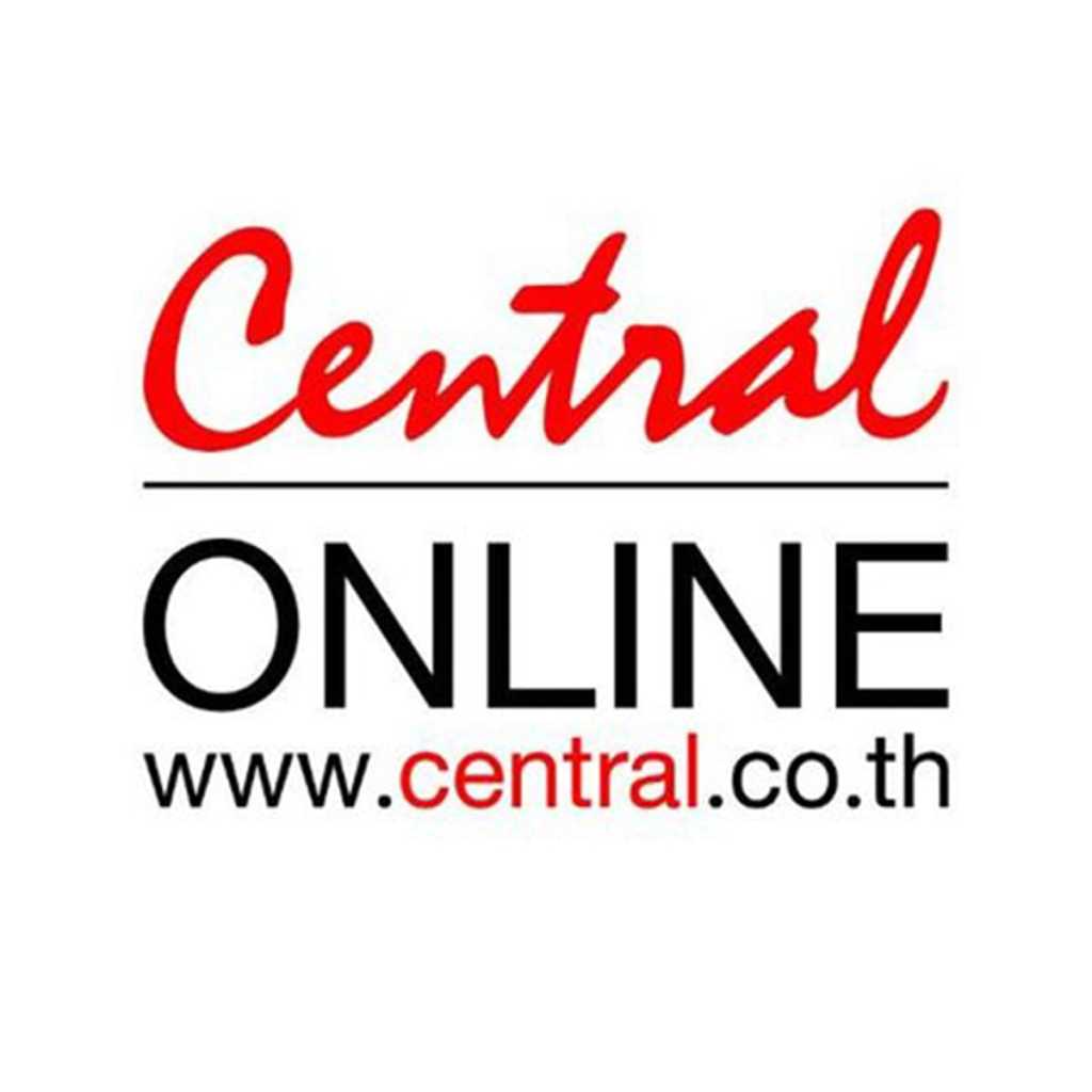 โลโก้ Central Online พร้อมเว็บไซต์ www.central.co.th ช้อปปิ้งออนไลน์จากเซ็นทรัล