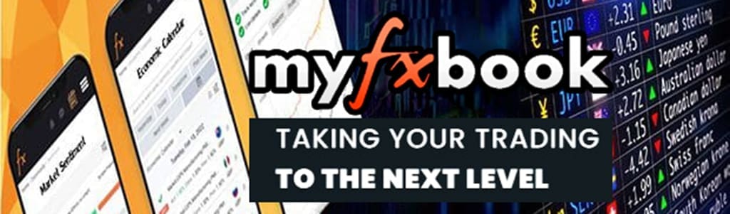 แพลตฟอร์ม myfxbook แสดงข้อมูลการเทรดฟอเร็กซ์แบบเรียลไทม์ พร้อมตารางอัตราแลกเปลี่ยนและเครื่องมือวิเคราะห์ทางเทคนิค